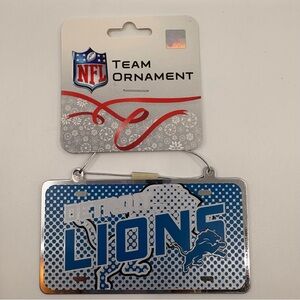 NFL Team Ornament – Detroit Lions (Forever Collectibles) – New